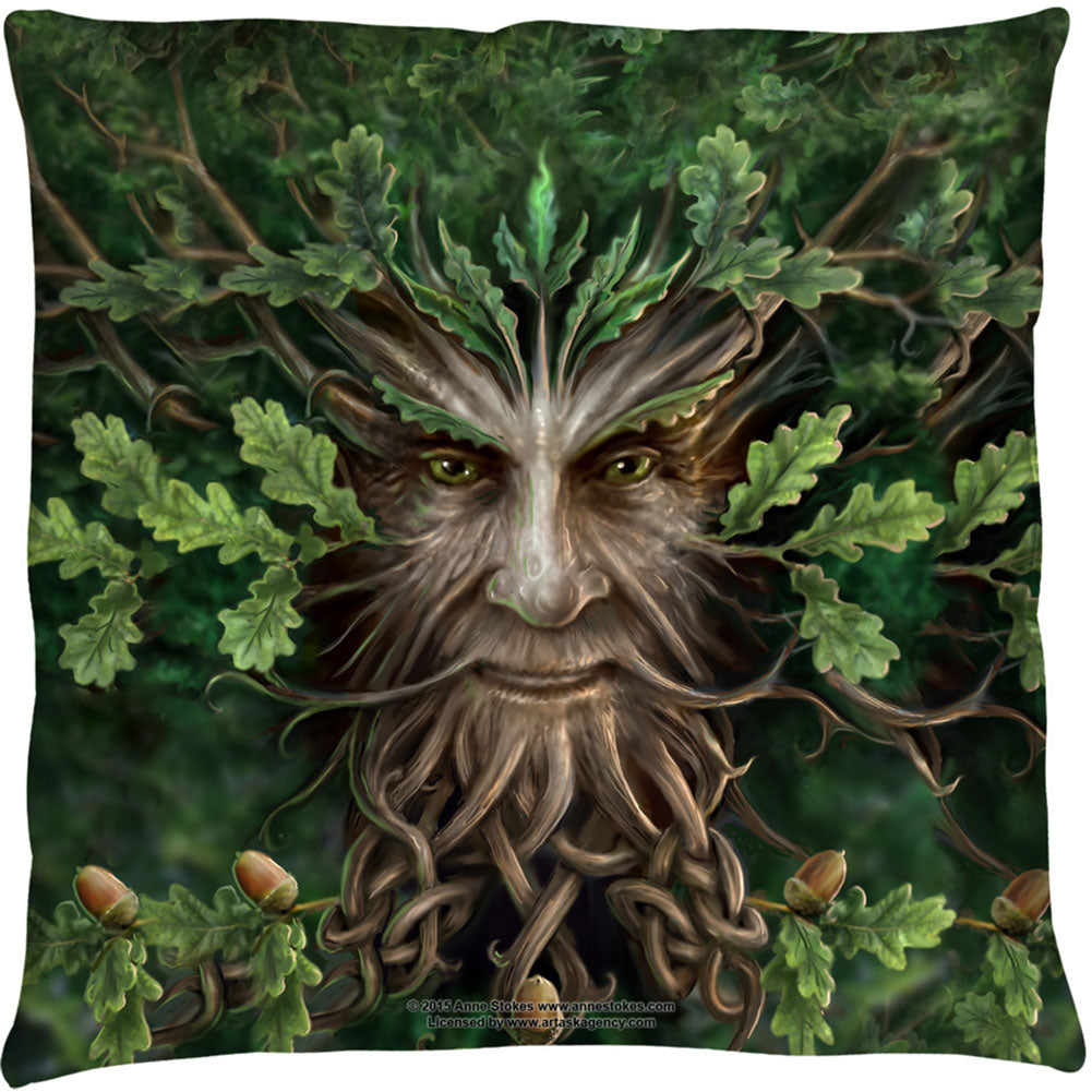 Anne Stokes Oak King 14x14 Pillow