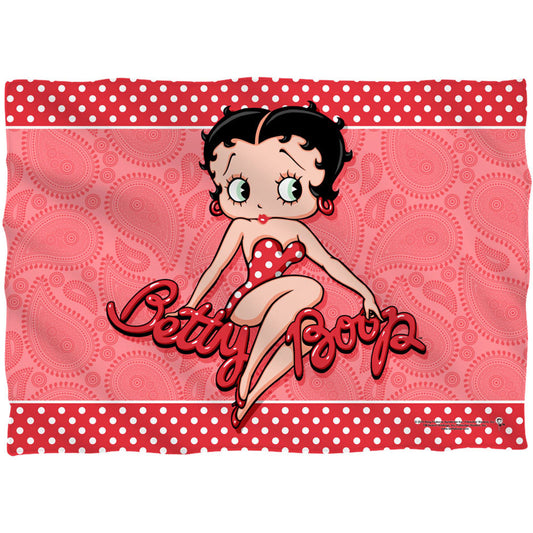 Betty Boop Paisley & Polka Dots 20x28 Pillowcase