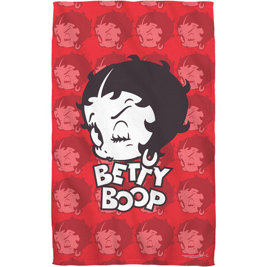 Betty Boop Forty Winks 27x52 Towel Front