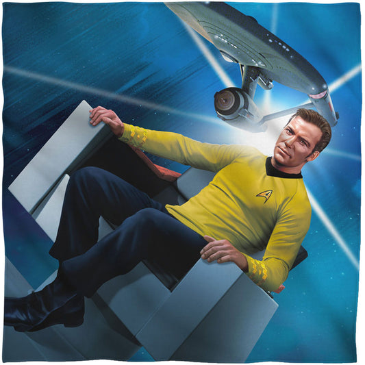 Star Trek Captains Chair 22x22 Bandana Front