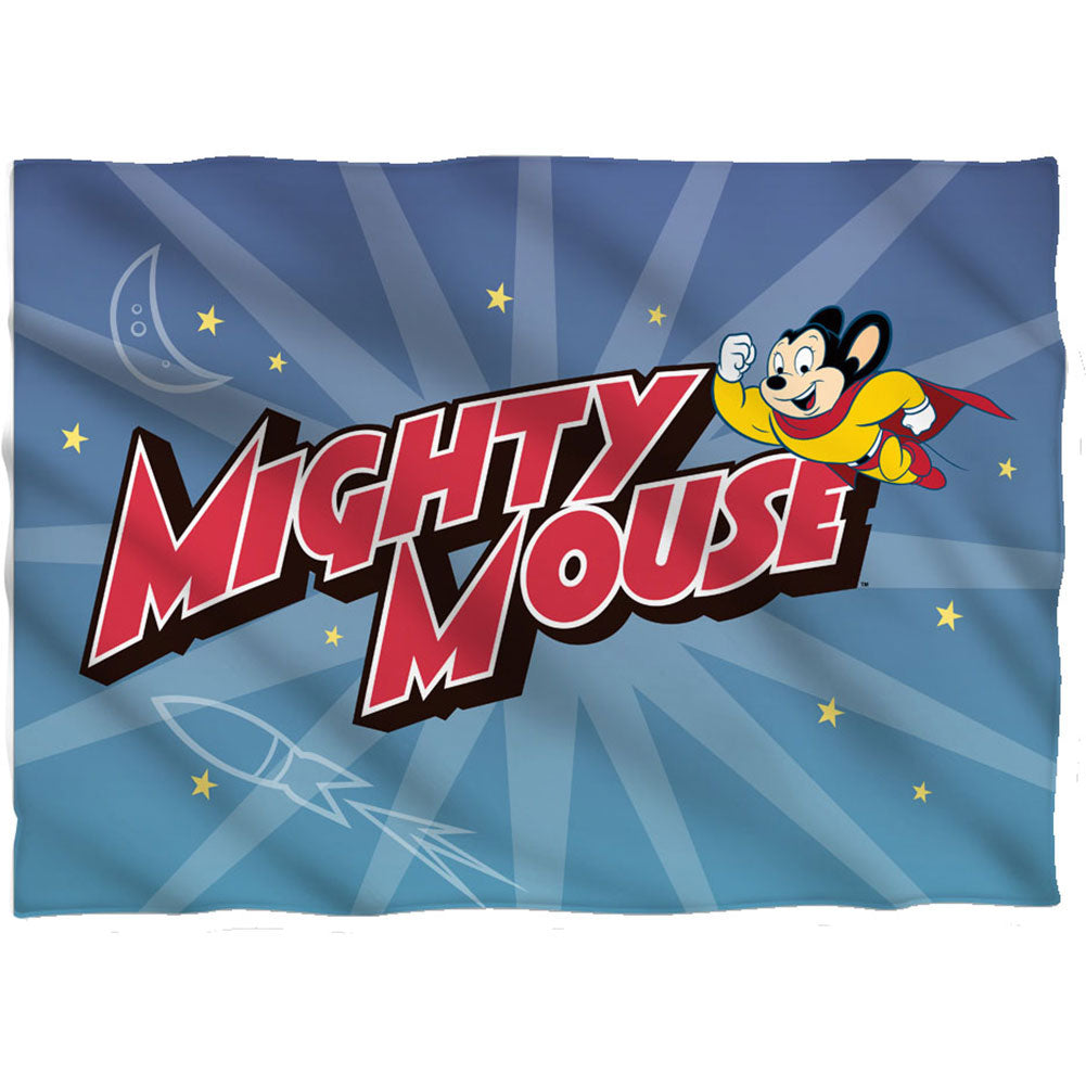Mighty Mouse Space Hero 20x28 Front/Back Print Pillowcase