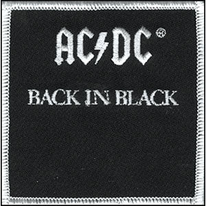 AC/DC Embroidered Patch Front