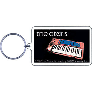 Ataris Plastic Key Chain Front