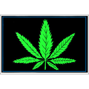 Pot Leaf Blacklight