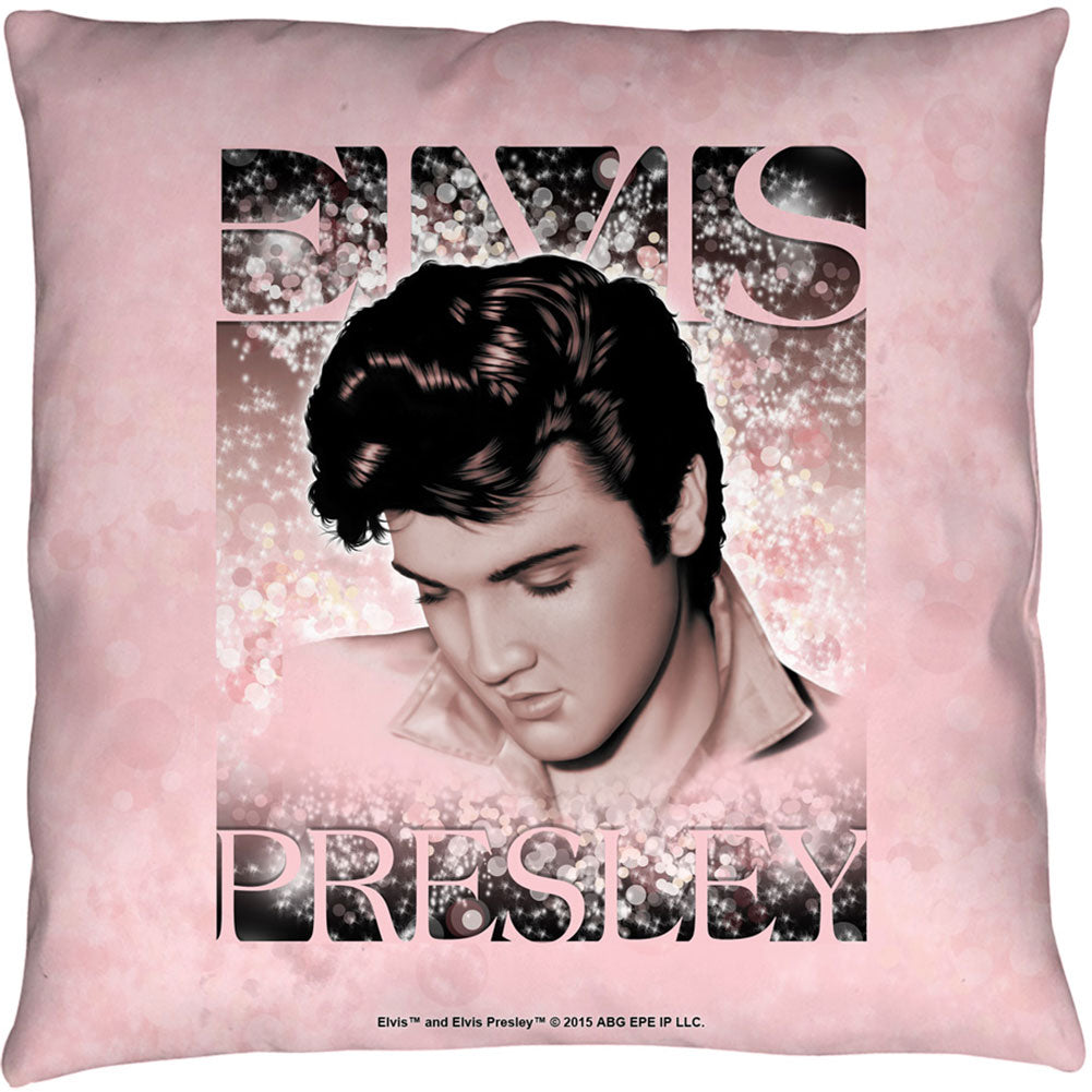 Elvis Presley Soft Lights 14x14 Pillow Front