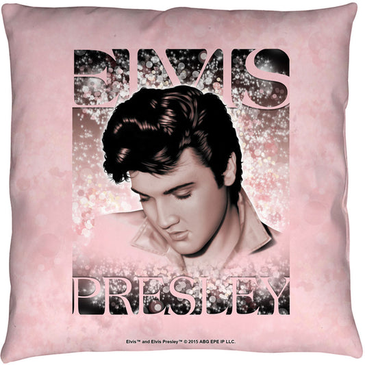 Elvis Presley Soft Lights 14x14 Pillow Front