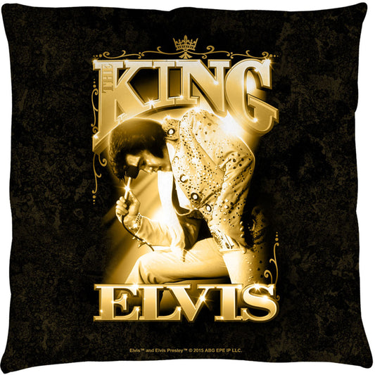 Elvis Presley The King 14x14 Pillow