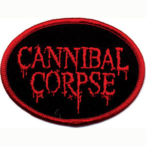 Cannibal Corpse Logo Embroidered Patch Front