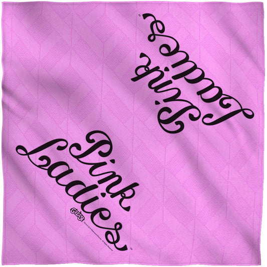 Grease Pink Ladies 22x22 Bandana Front