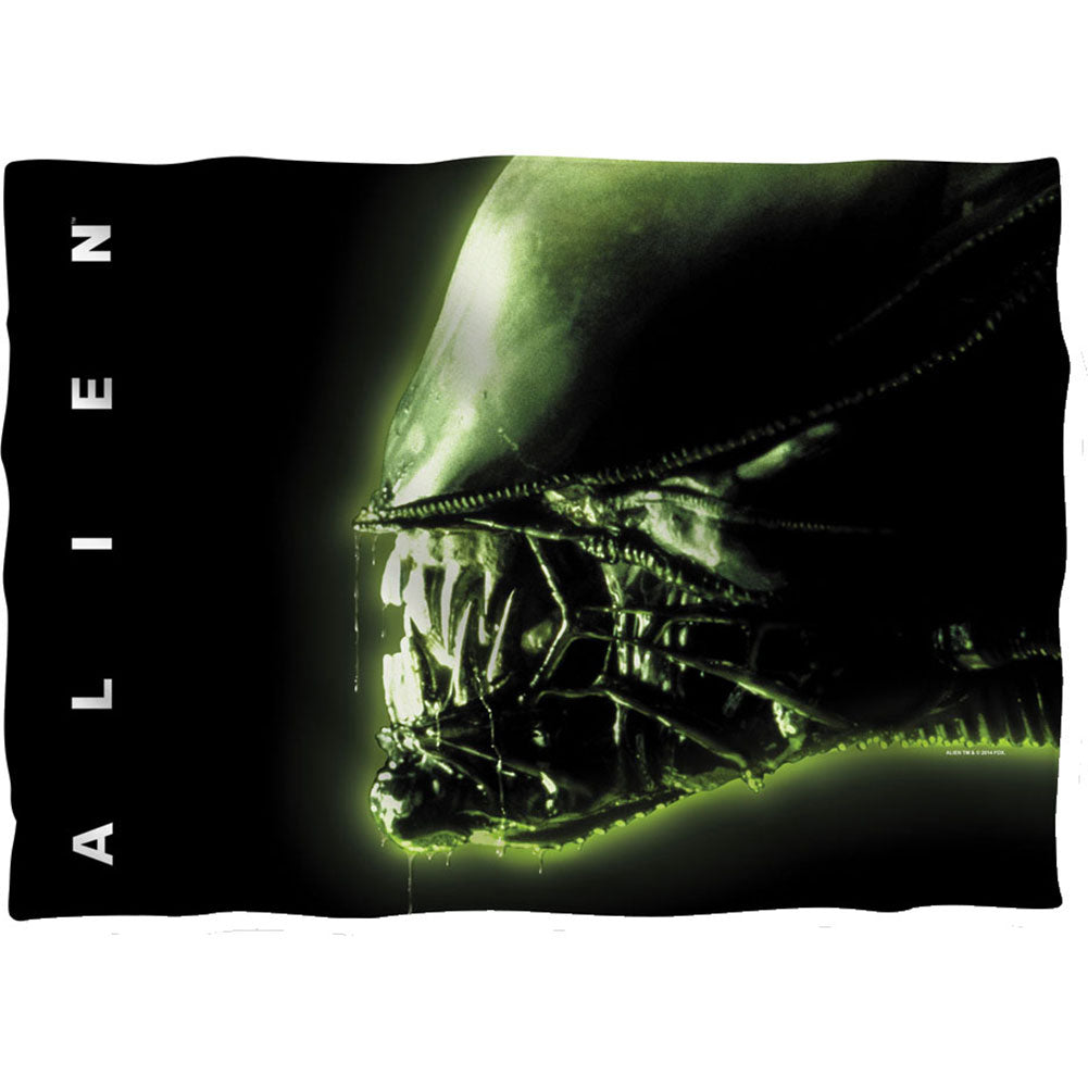 Alien Head 20x28 Pillowcase