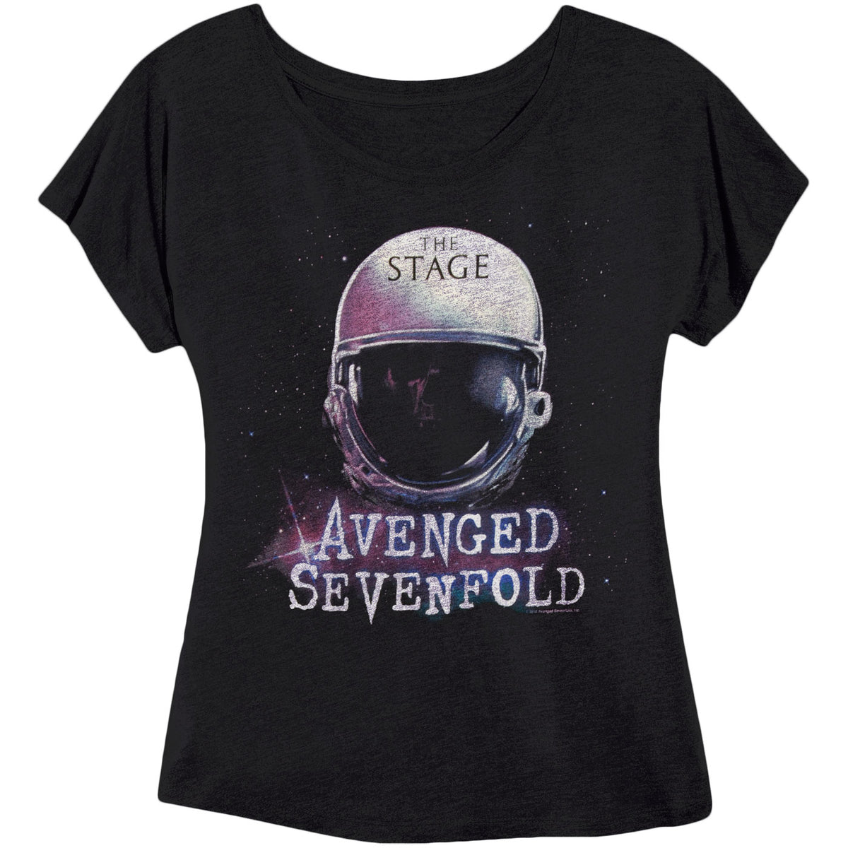 Avenged Sevenfold AVS Spacehelmet Dolman Junior Top Front