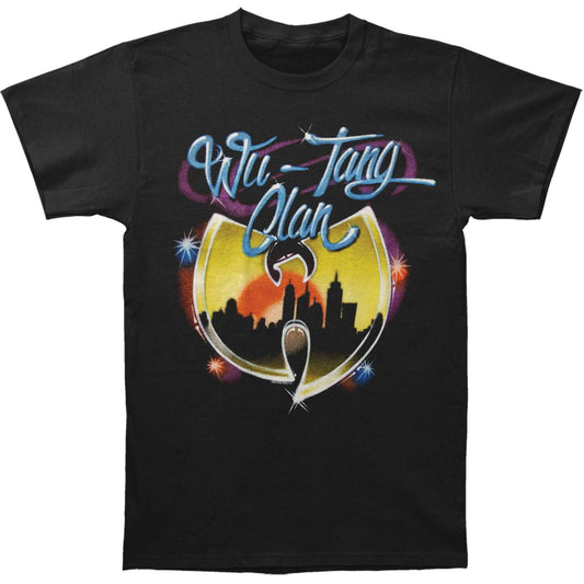 Wu Tang Clan Airbrush Logo Mens Regular T T-shirt Front