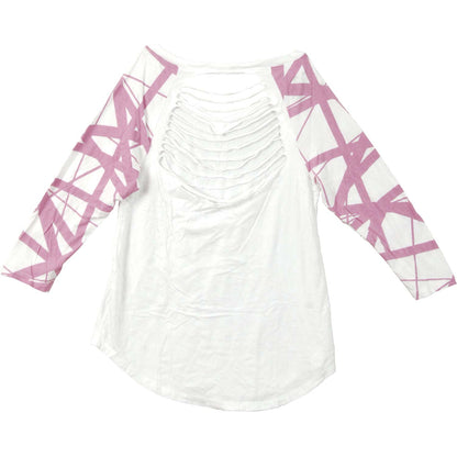 Stripes Splash Back Raglan Junior Top