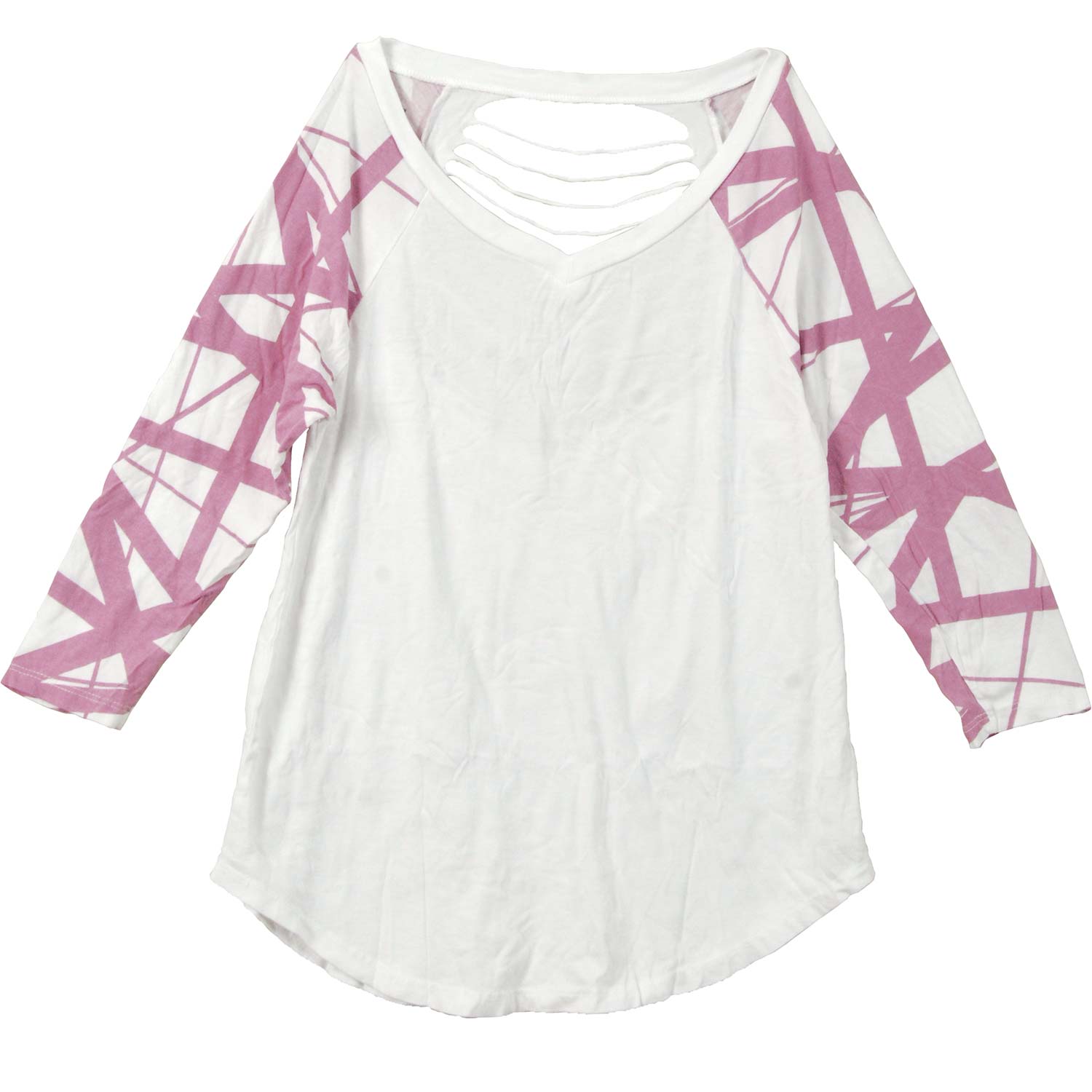 Stripes Splash Back Raglan Junior Top