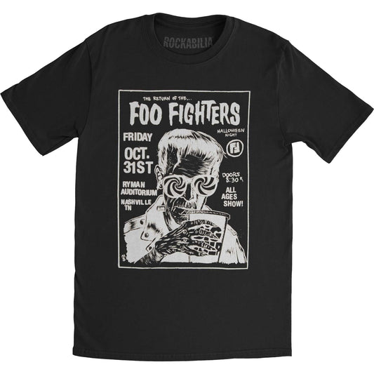 Foo Fighters The Return Of Mens Soft T Slim Fit T-shirt Front