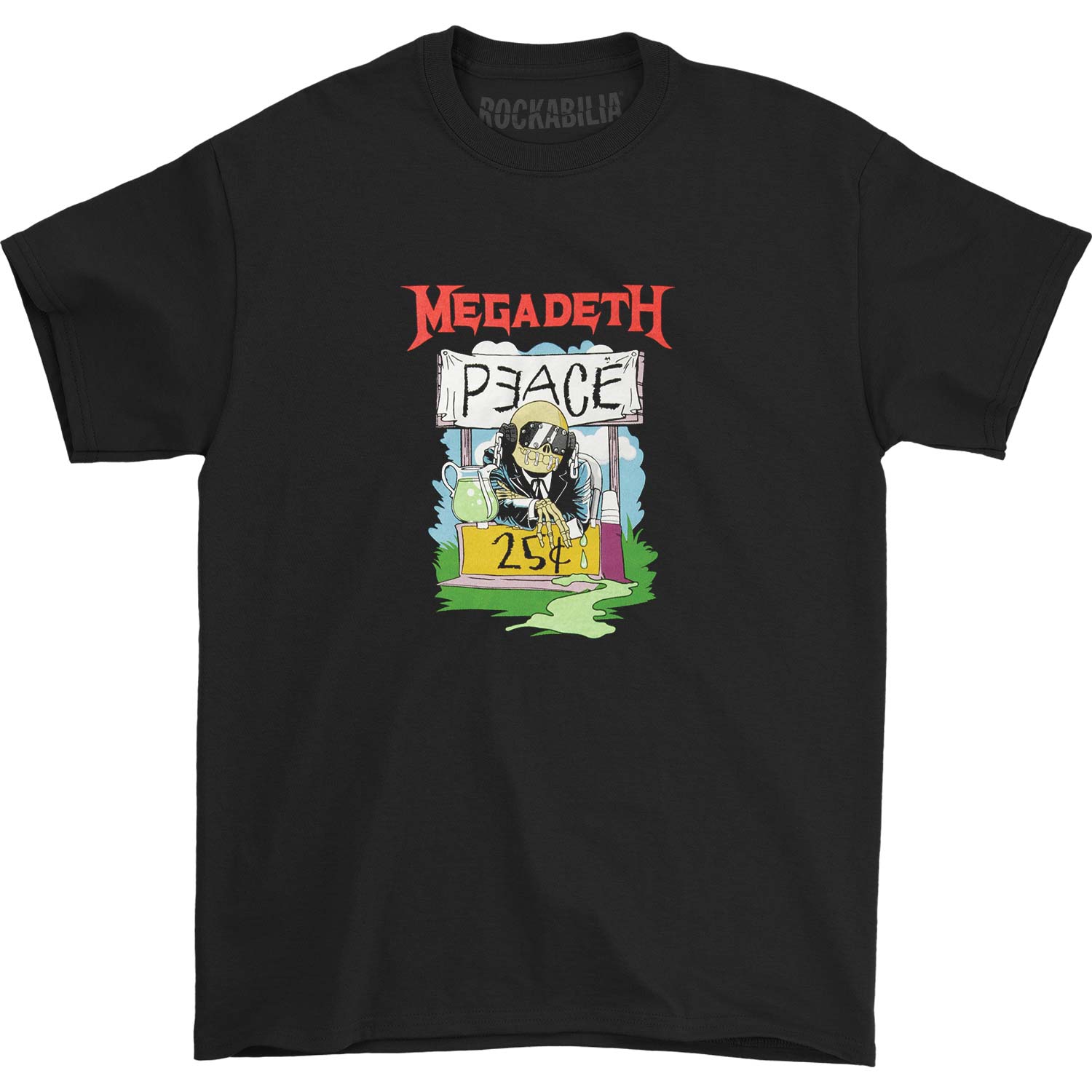 Megadeth Peace 25 Cents Youth Tee T-shirt Front