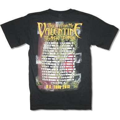 Skull Heart U.S. 2013 Tour T-shirt