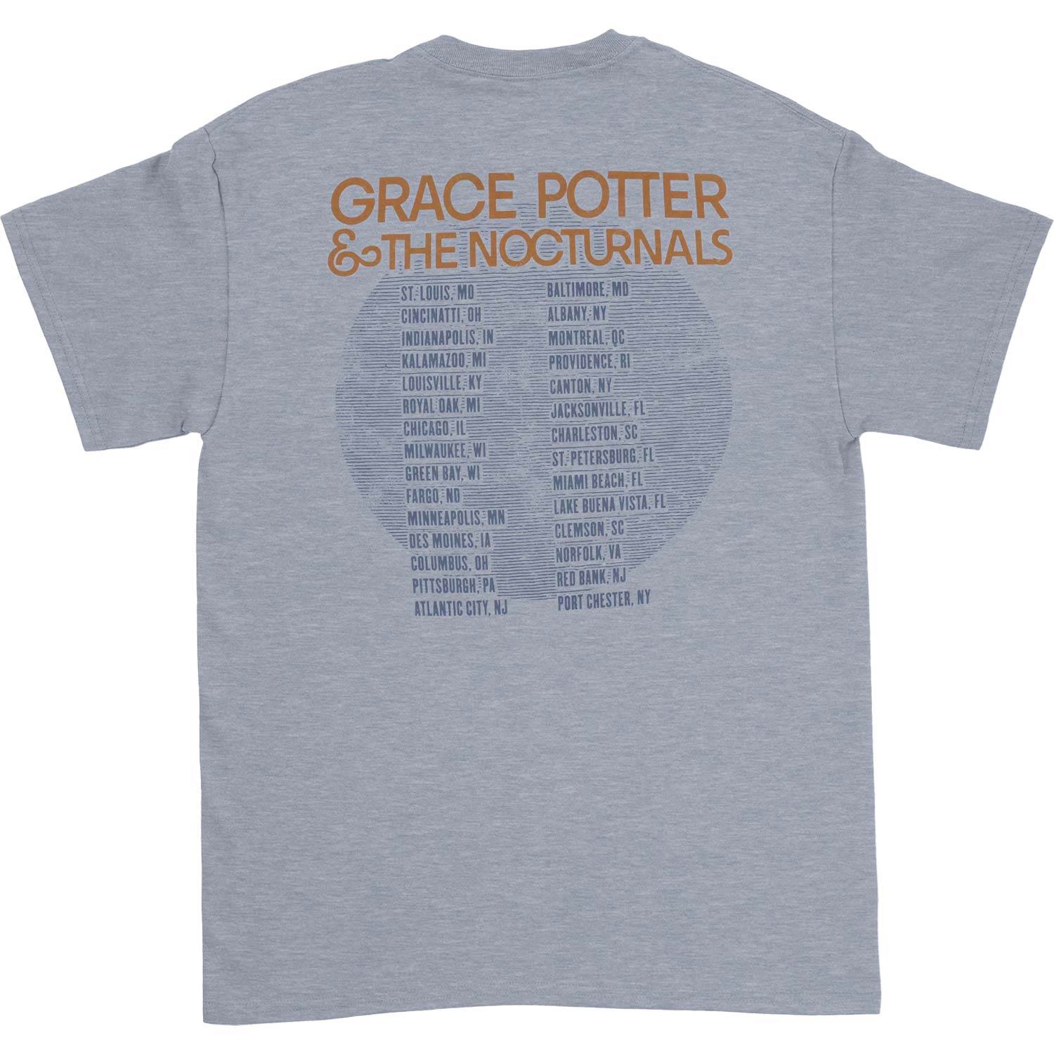 Grace Potter And The Nocturnals Bull Tour Super Soft Tee T-shirt