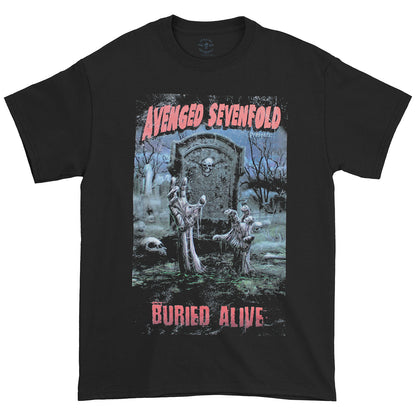 Avenged Sevenfold Buried Alive Tour 2012 Slim Fit T-shirt Front