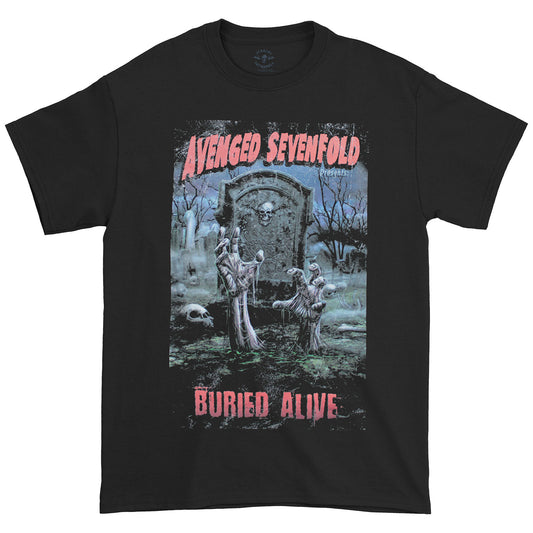 Avenged Sevenfold Buried Alive Tour 2012 Slim Fit T-shirt Front