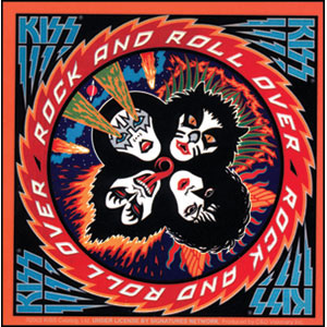KISS RnR Over Sticker Front
