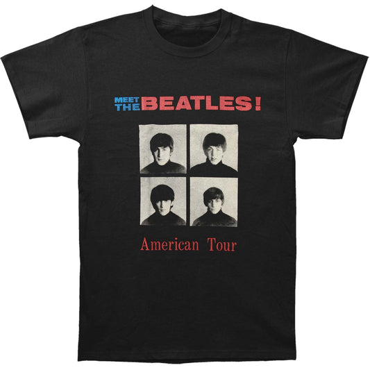Beatles American Tour 1964 Slim Fit T-shirt Front