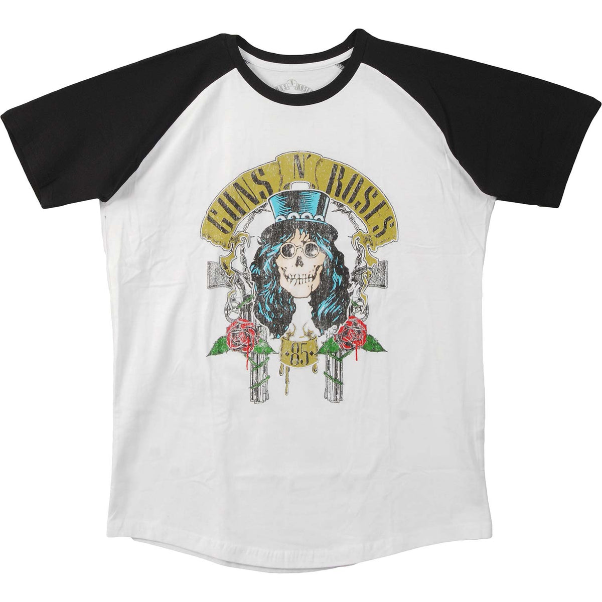 Guns N Roses Slash 1985 Slim Fit T-shirt Front