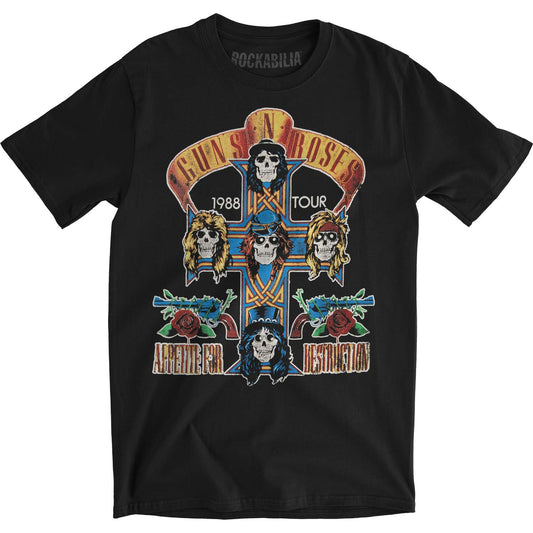 Guns N Roses NJ Summer Jam 1988 Slim Fit T-shirt Front