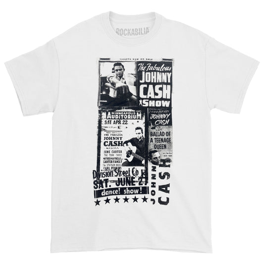 The Fabulous Johnny Cash Show Slim Fit T-shirt Front