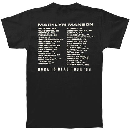 Marilyn Manson Rock Is Dead 1999 Tour Slim Fit T-shirt Back