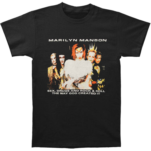 Marilyn Manson Rock Is Dead 1999 Tour Slim Fit T-shirt Front
