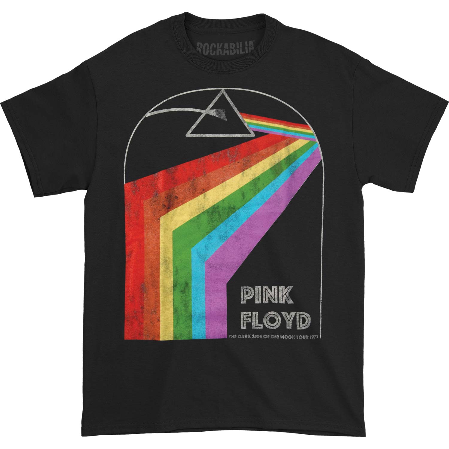 Pink Floyd Dark Side Of The Moon 1972 Tour T-shirt Front