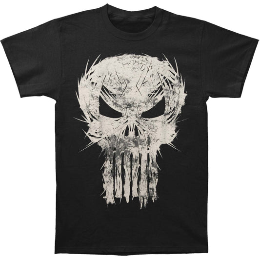 Punisher Skull Spiked T-shirt Front
