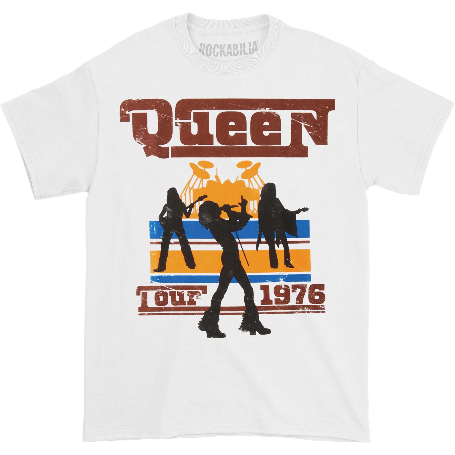 Queen 1976 Tour Silhouettes T-shirt Front