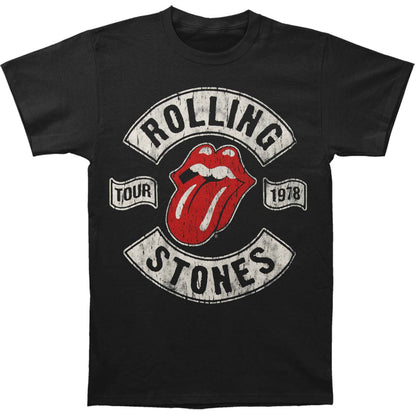 Rolling Stones US Tour 1978 (Back Print) Slim Fit T-shirt Front