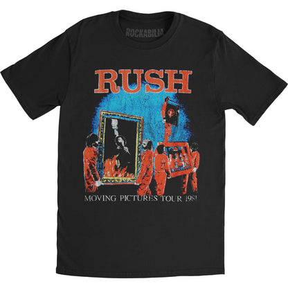 Rush 1981 Tour (Back Print) Slim Fit T-shirt Front