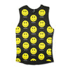 Smile Face Sleeveless Junior Top