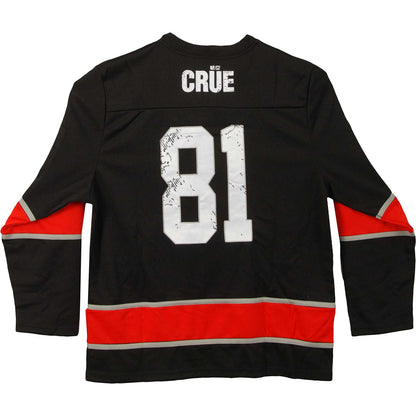 Motley Crue Crossbones Hockey Jersey Back