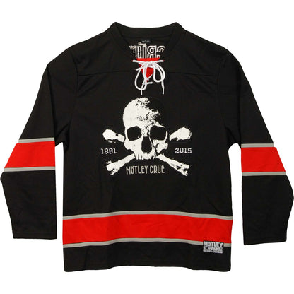 Motley Crue Crossbones Hockey Jersey Front