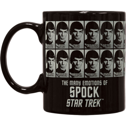 Star Trek Emotions Of Spock Coffee Mug
