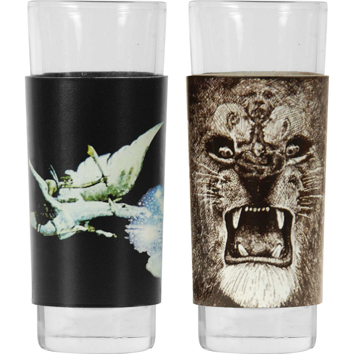 Santana Lion & Horse Shot Glass Set Front
