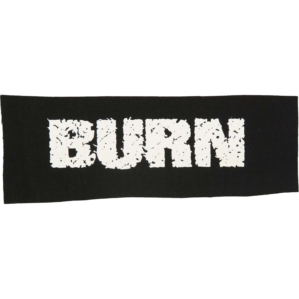 Burn Logo Screen Printed Patch Front