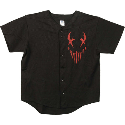 Mushroomhead X-Face/43 Black Baseball Jersey Front