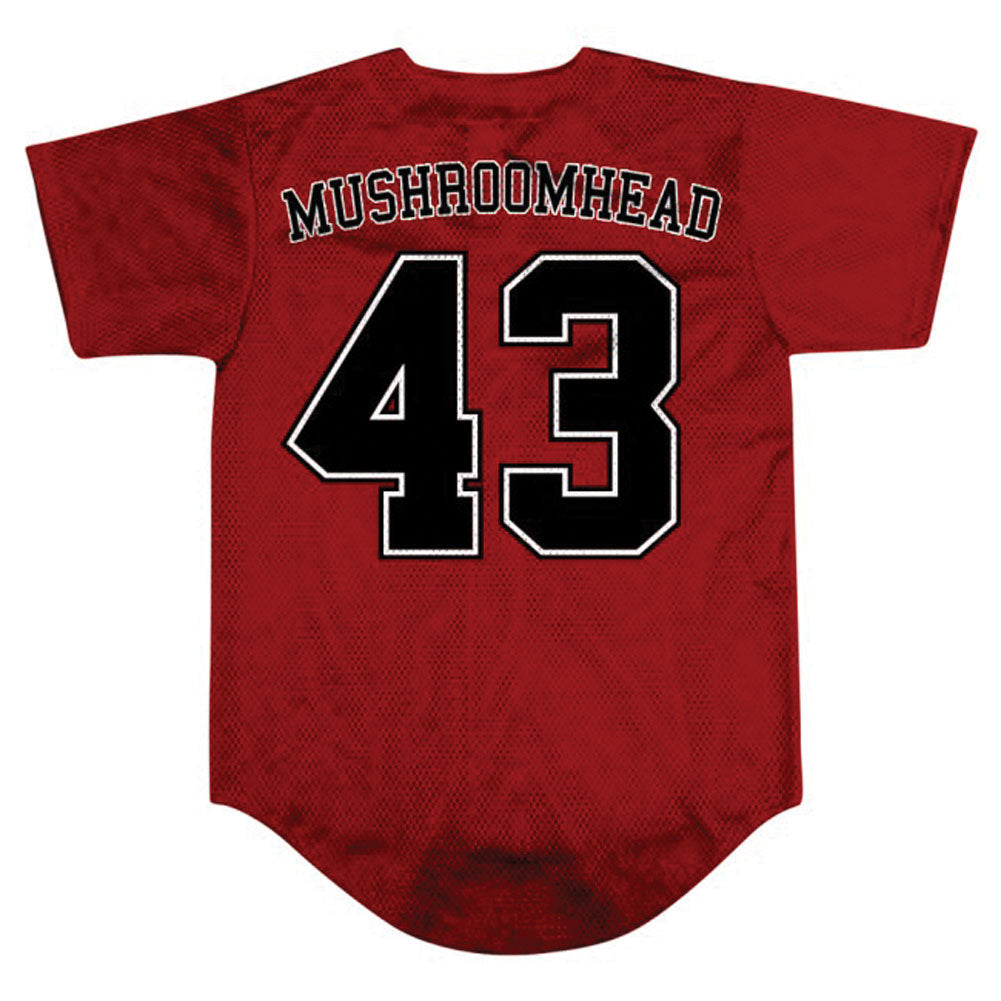 Mushroomhead X-Face/43 Red Baseball Jersey Back