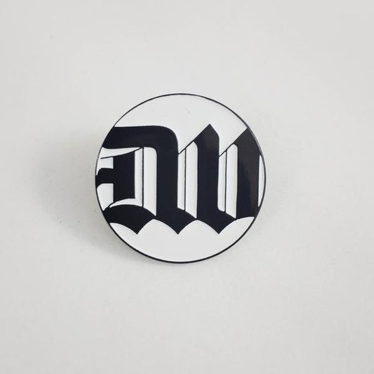Deathwish Inc. Circle Logo Pewter Pin Badge