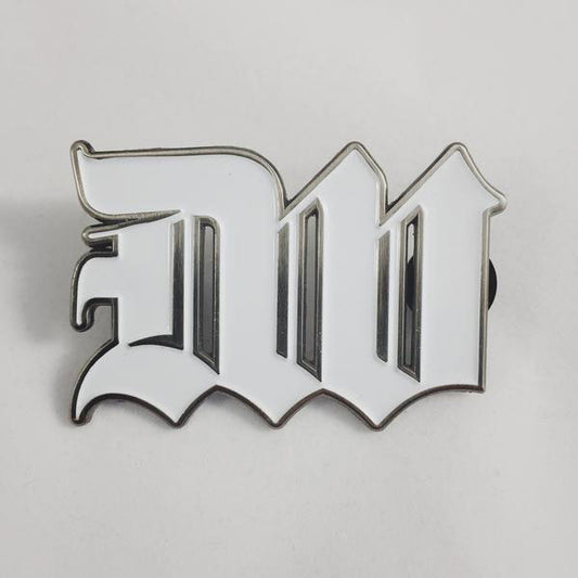 Deathwish Inc. DW Pewter Pin Badge