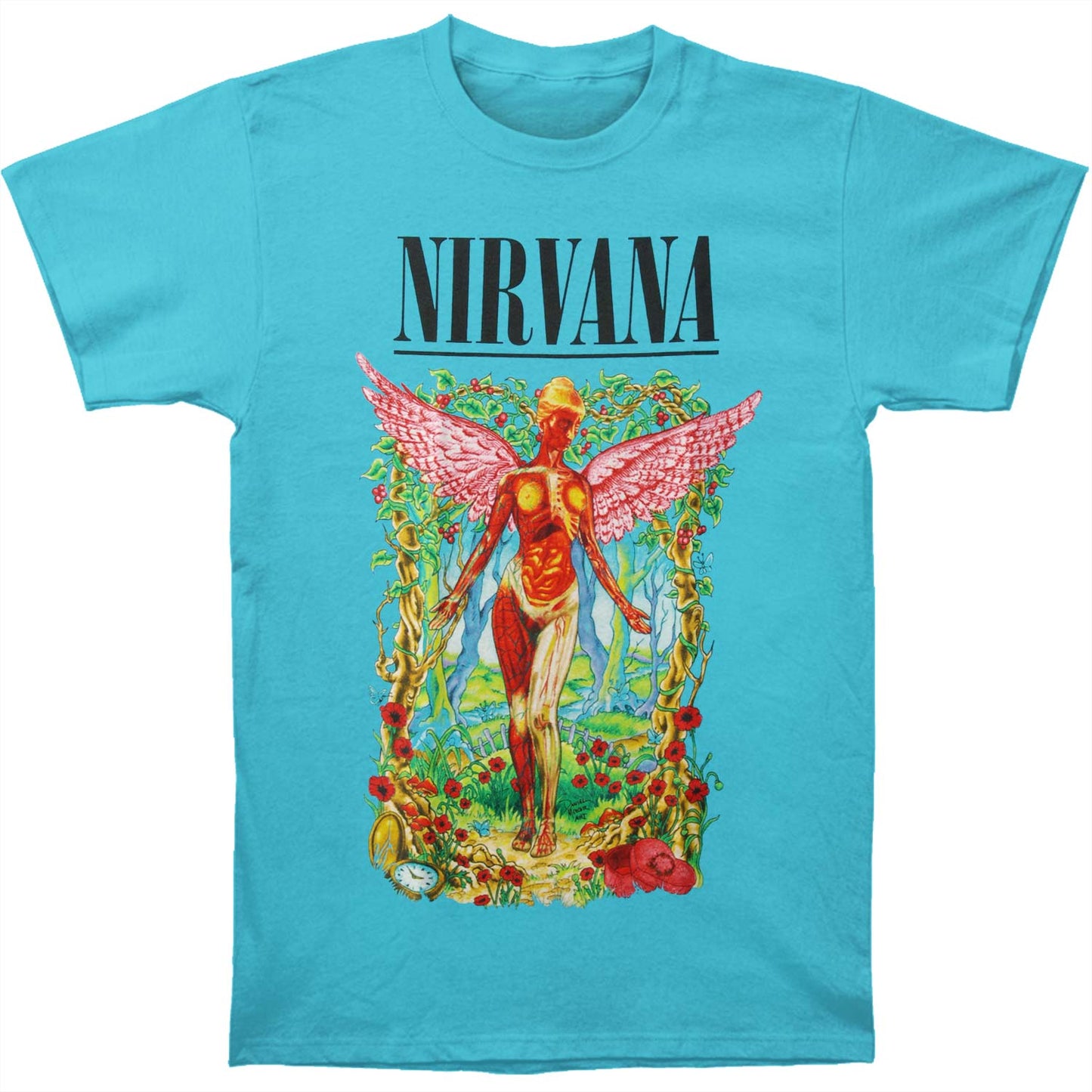Nirvana Forest In Utero Mens Regular T T-shirt Front