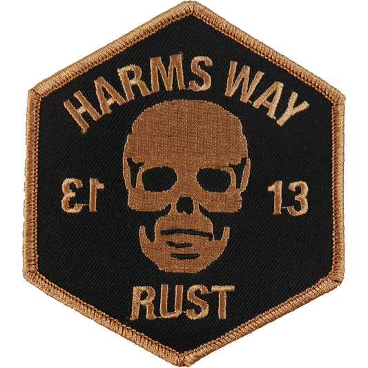 Harm's Way 13-Negative Embroidered Patch