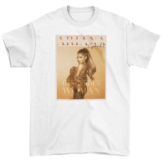 Ariana Grande Golden Pose T-shirt Front