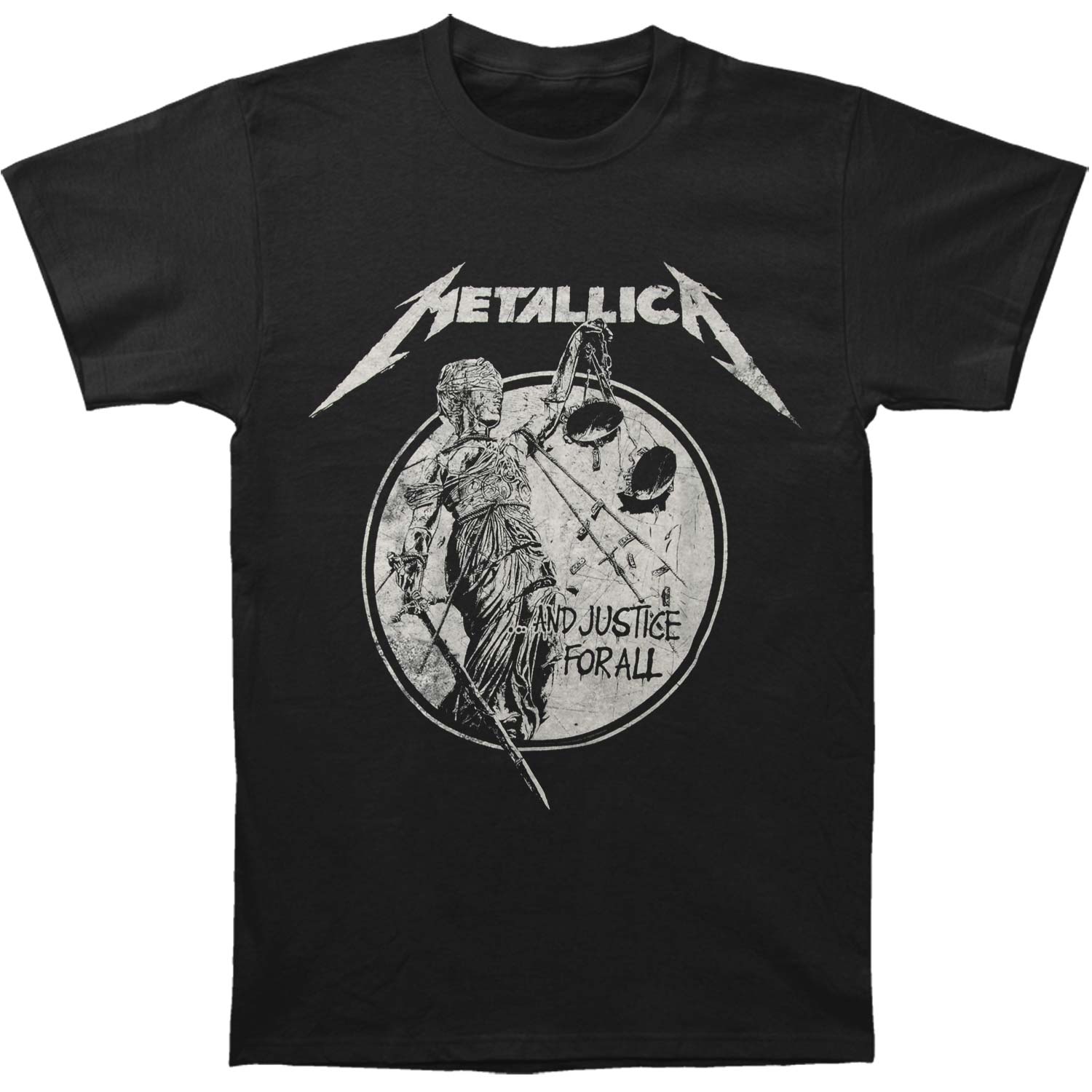 Metallica B&W Justice T-shirt